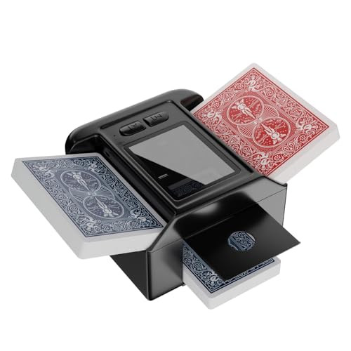 Treviat Automatic Card Shuffler With 12 Decks With Dual Auto/Manual Modes Usb