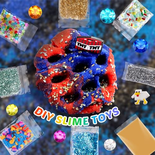 Uiviehir Science Exploring Slime Kit For Kids Crunchy Slime Stress Relief Minerals
