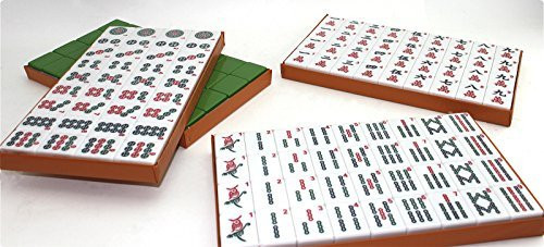 Westinghouse Chinese Filipino Numbered Tiles Mahjong 144 Tiles 1.45 EasyToRead Game Set