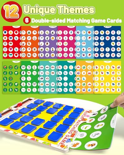 Walenty Matching Memory Game For Kids Ages 35 48 Car Airplane Travel