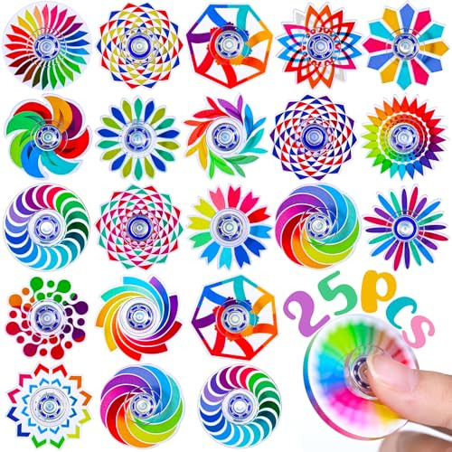 Fasray Fidget Spinner For Kids Mini Sensory Fidget Toys Bulk Adults Kid 25 Pack