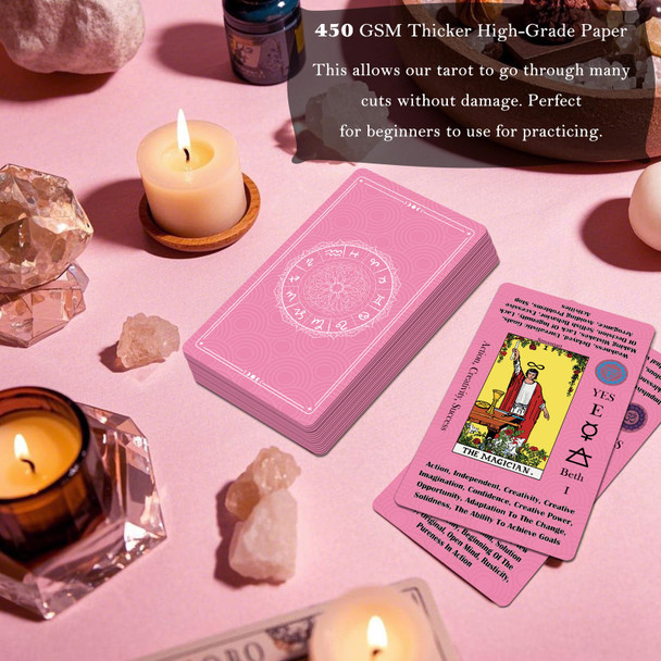 Smoostart Tarot Cards For Beginners With Meanings On Cards