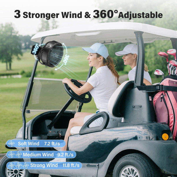 Misting Fan Rechargeable 10000Mah Battery, 8Inch Mister Fan With Clip 3 Speeds With Timer Function, 360° Rotatable Spray Fan Misting Fan Rechargeable 10000Mah Battery, 8Inch Mister Fan With Clip 3 Speeds With Timer Function, 360° Rotatable Spray Fan