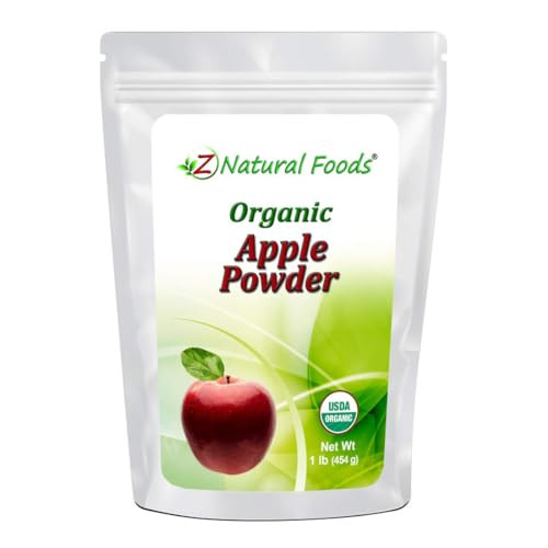 Z Natural Foods Organic Apple Powder Superfood Powder For Digestive Support And Energy Boost 1 Lb