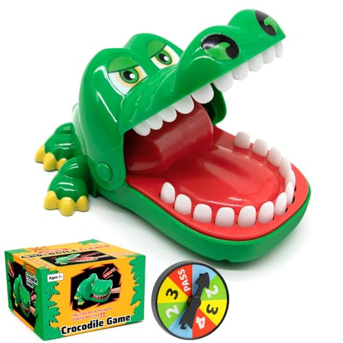 Als Ailisuo Upgraded Crocodile Teeth Dentist Game For Kids Alligator Push Teeth Down