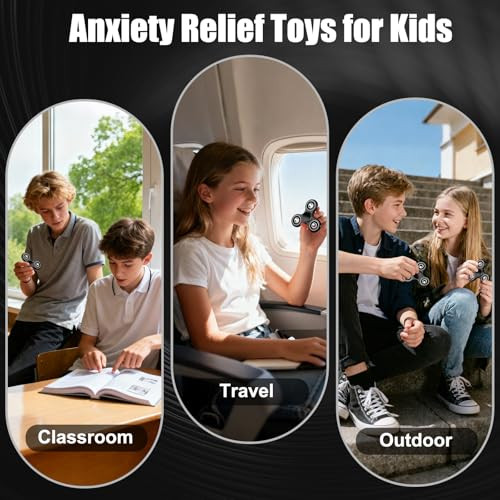 Ponsu Fidget Spinner Toy Sensory Fidget Toys For Kids Adults Anxiety Stress 1 Pack