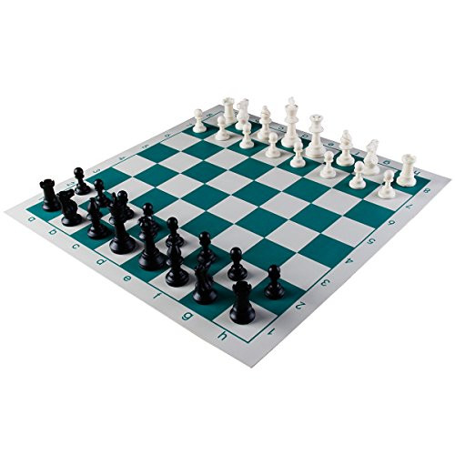 Amerous Chess Set 17 X 17 RollUp Travel Chess In Carry Tube
