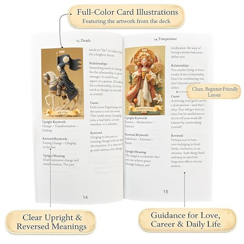 Sishui Unique Tarot Deck 78 Clay Tarot Cards For Beginners And Experienced