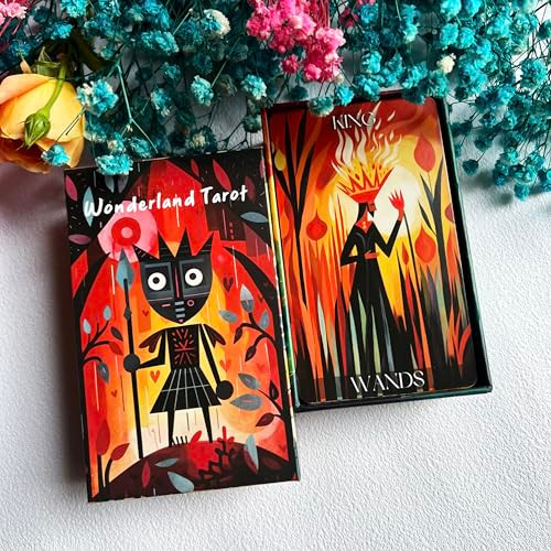 Tzxamsez Wonderland Tarot Deck Tarot Cards For Beginners Fortune Telling Cards