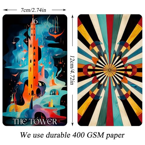 Tzxamsez Wonderland Tarot Deck Tarot Cards For Beginners Fortune Telling Cards