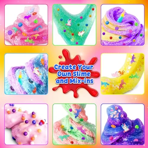 Yopinsand Diy Slime Kit For Girls Galaxy Slime Making Kit For Girls