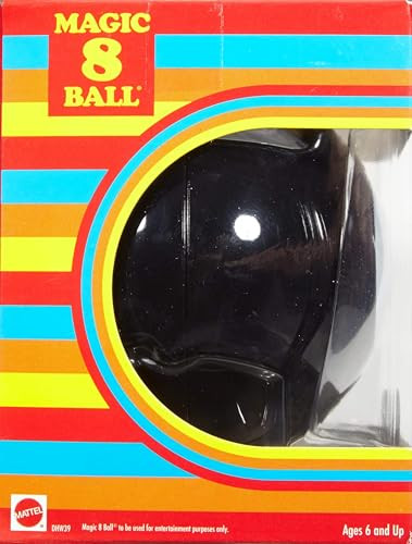 Magic 8 Ball Mattel Games Magic 8 Ball Novelty FortuneTelling Toy Retro Look For