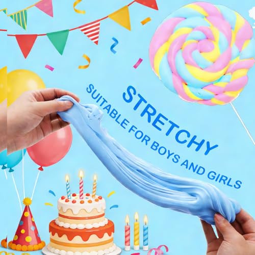 Zeweierslime Butter Slime KitBirthday Gifts For KidsParty Favors For Girls And BoysNonStickySuper 5 Pack