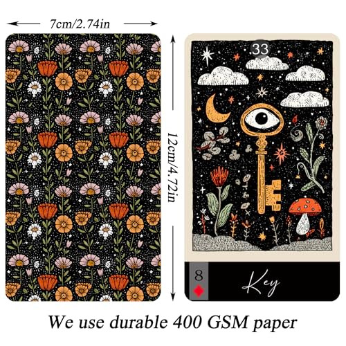 Vzmeiyre Witchy Tarot Oracle Lenormand Cards For Beginners Unique Tarot Cards With