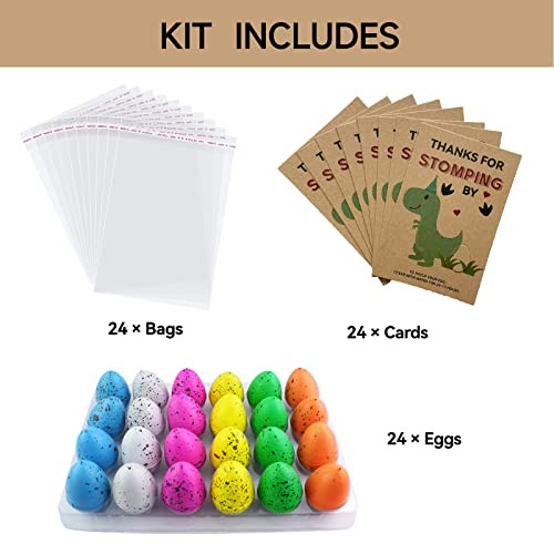 YBong Dinosaur Party Favors 24 Pack
