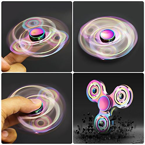 Atesson Fidget Spinner Toy 2 To 5 Min Spins Durable Stainless Steel Stainless Steel