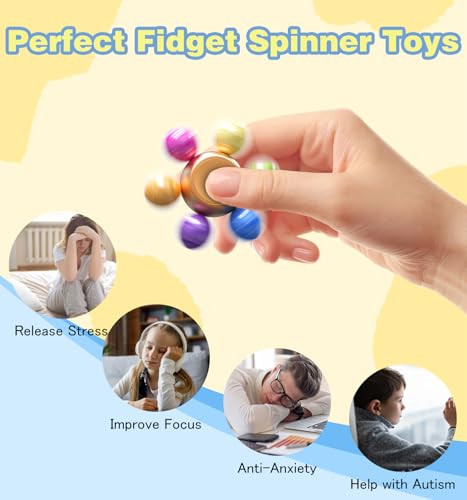 Atesson Metal Fidget Spinner For Adults And Kids With HighSpeed Stainless Steel Stainless Steel