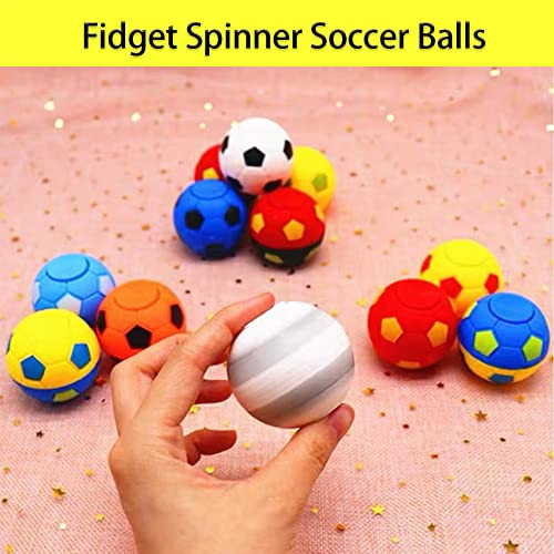 Zjdl Mini Fidget Spinners Soccer Ball Toys For Kids Soccer Party Favors 32 Pcs