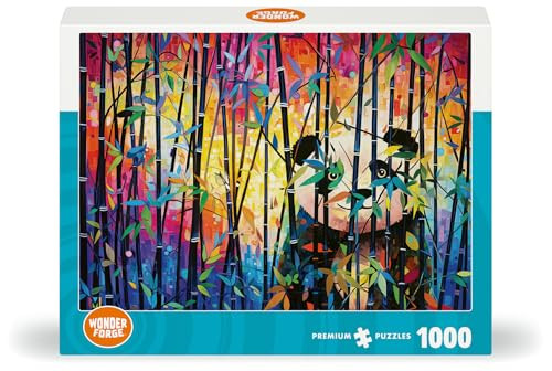 Wonder Forge Peekaboo Panda Jigsaw Puzzle For Adults 1000 Piece
