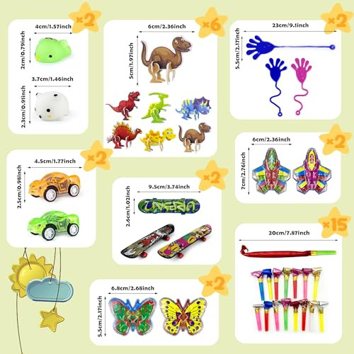 Xipegpa Party Favors Toy Assortment For Classroom Rewards Bulk Toys Birthday Party 80Pcs