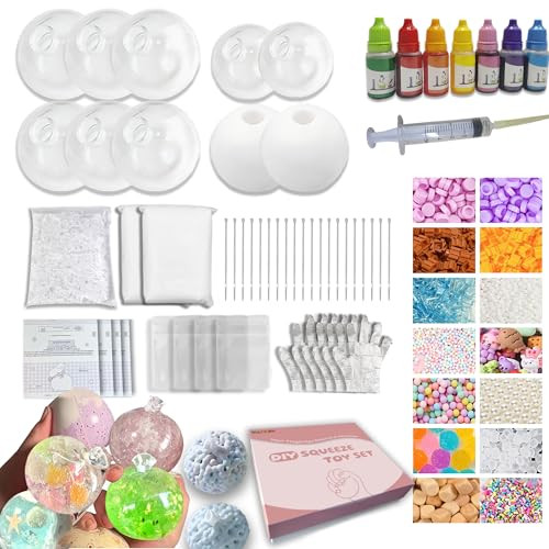 Psykade Diy Stress Ball Making KitEasy Diy 10 Tpr Skins 13 Fillers 14 Oz