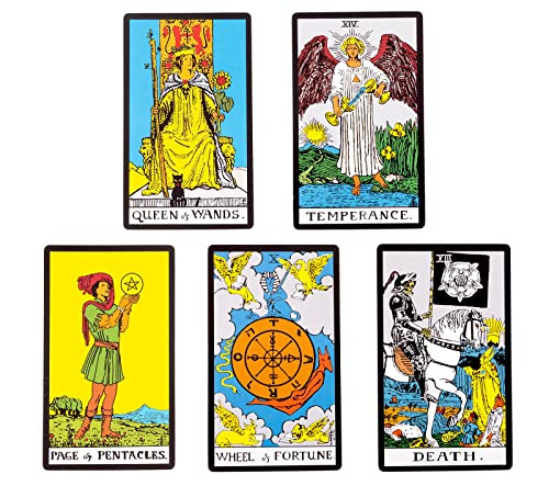 Vitacera Original Tarot Cards Deck With Guidebook and Linen Tarot Bag