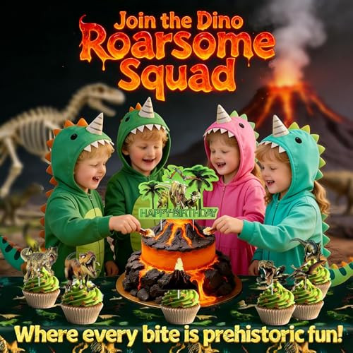 Kaiftek Dinosaur Birthday Party Decorations For Boys