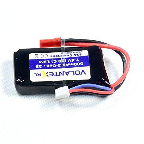 Volantexrc Part 765221 Lipo Battery 500Mah 20C Jst Plug For Rc Model 7.4V