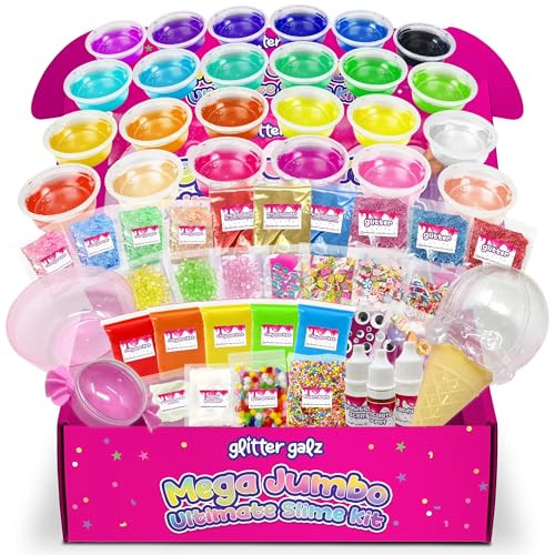 Glitter Galz Ultimate Slime Kit For Kids Easter Butter Slime Making Set For 75 Pcs