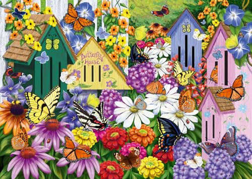 Wonder Forge Garden Neighbors Jigsaw Puzzle For Adults 1000 Piece