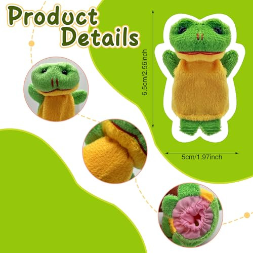Xipegpa Finger Puppets Set Mini Stuffed Animals Finger Puppet For Storytelling Playing 36 Pcs