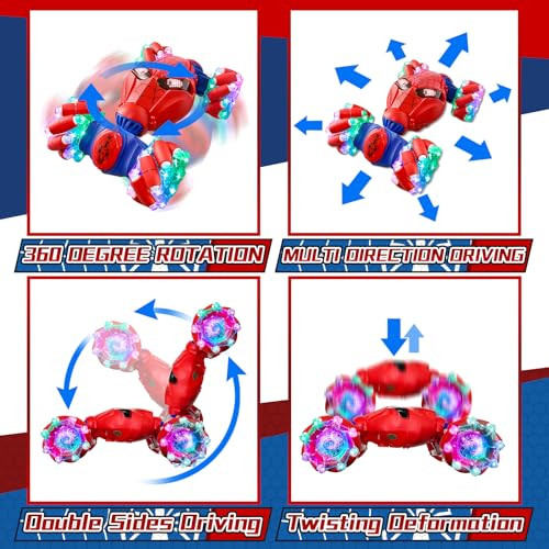 Uucoco SPider Rc Gesture Sensing Stunt Car Toys For Boys 314 Years