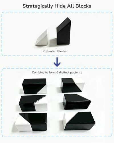 Zikaquqi 3D Blocks Puzzle Board Game 210 Logic Challenge Levels