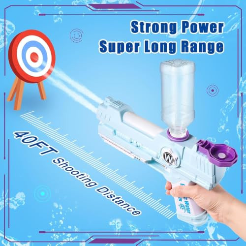 Weirtoya Electric Water Gun Ultimate Battle Blaster Water Guns With Dual Nozzles