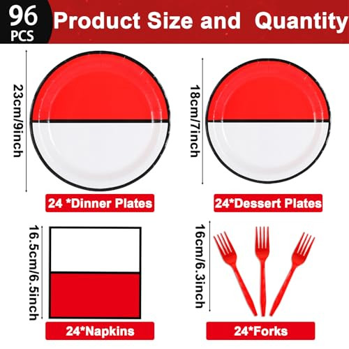 Zoiiwa Cartoon Animation Birthday Party Supplies Cartoon Ball Paper Plates And Napkins