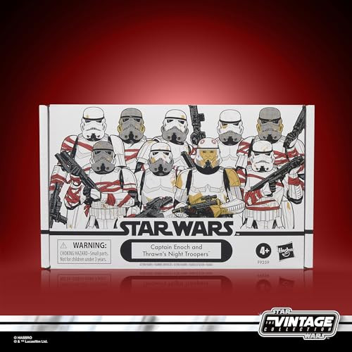 Star Wars The Vintage Collection Captain Enoch and Thrawn's Night Troopers Ahsoka Collectible 3.75 Inch 4Pack
