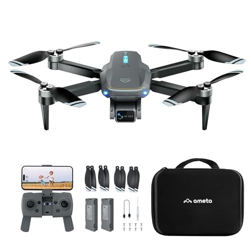 Ameta Drones With Camera For Adults 4K Uhd S20 Lite Brushless Motor 249G