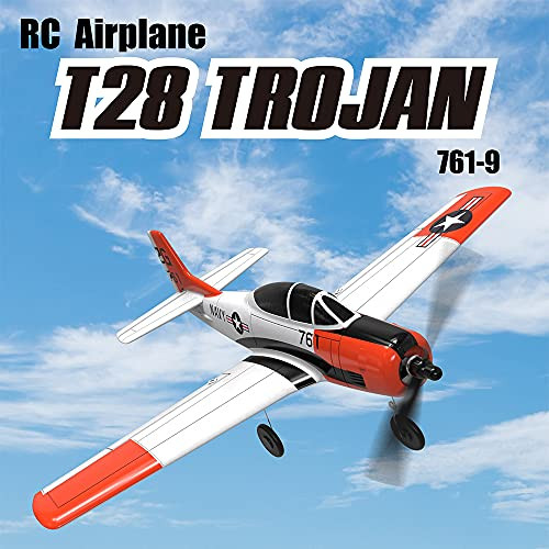 Diamonddynamics Volantexrc Rc Airplane 2.4Ghz 4 Channel Remote ControlWith Aileron T28 Trojan