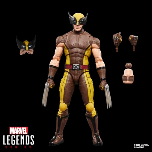 Marvel Legends Series Wolverine (Brown Suit) Marvel Studios' Deadpool and Wolverine Movie Brown
