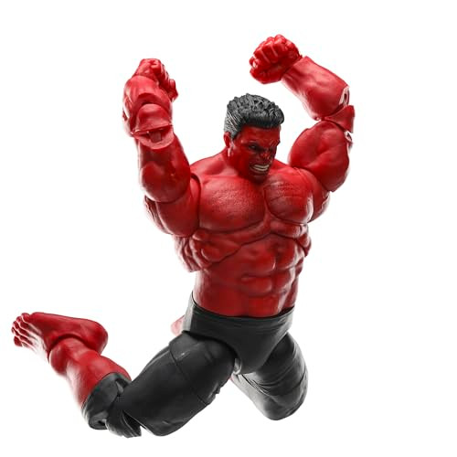 Marvel Legends Series Red Hulk Captain America: Brave World Collectible Deluxe 6 Inch Red