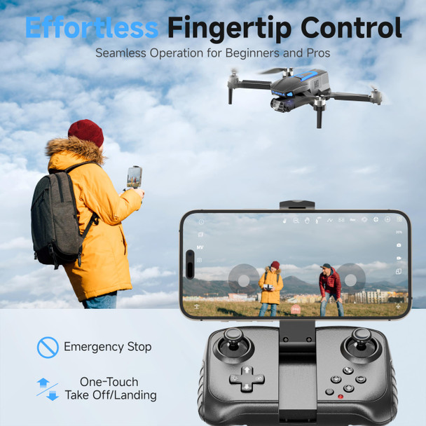 Plegble Drones With Camera For Adults 4K Fpv Drone For Kids Beginners