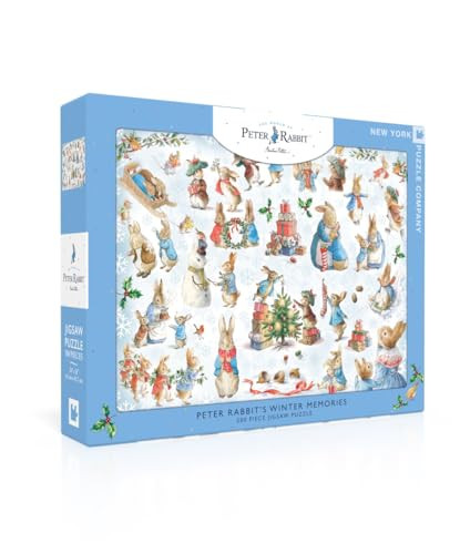 York Puzzle Company Beatrix Potter Peter Rabbit's Winter Memories 500 Piece