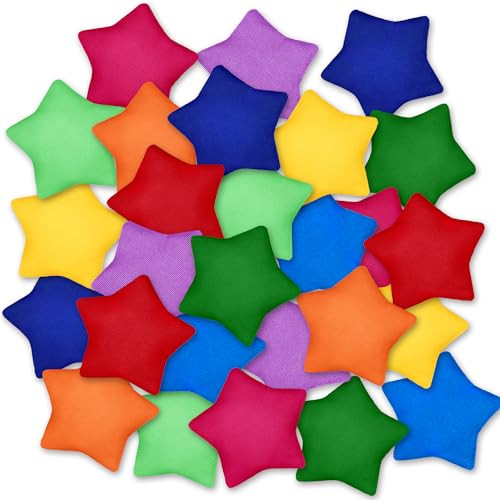 Xipegpa Colorful Nylon Bean Bags Small Bean Bags Bulk Hand Toss For 27 Pcs