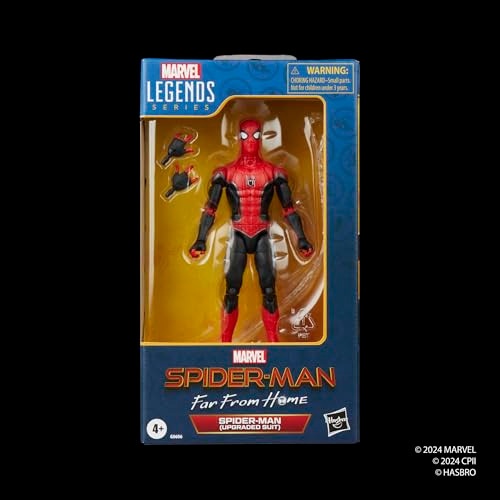 Marvel Legends Series SpiderMan (Upgraded Suit) SpiderMan: Far From Home Collectible 6Inch