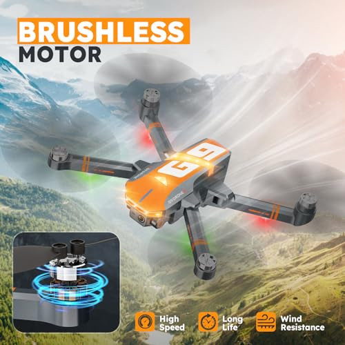Kingull Gps Drones With 4K Camera For Adults With Brushless Motor And 5G Gray