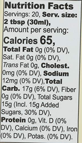 Wholesome Organic Pancake Syrup Lite Bottle 6Pack 20Oz 6Pack