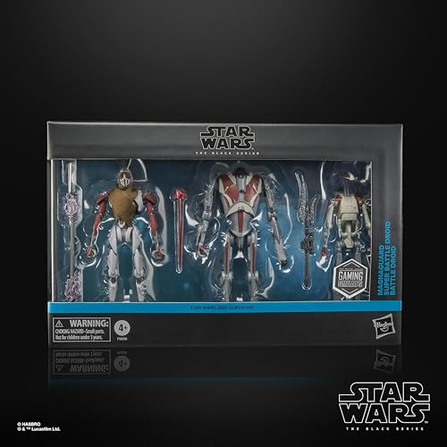 Hasbro Star Wars Jedi: Survivor Black Series Magnaguard Super Battle Droid Battle 3Pack Black