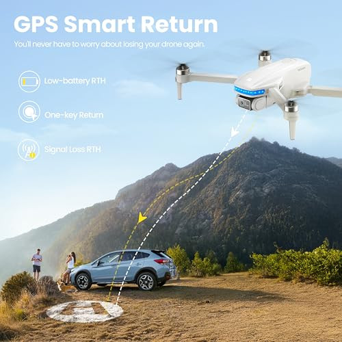 Plegble Gps Drones With Camera For Adults 4K Brushless Motor Fpv Drone 249G