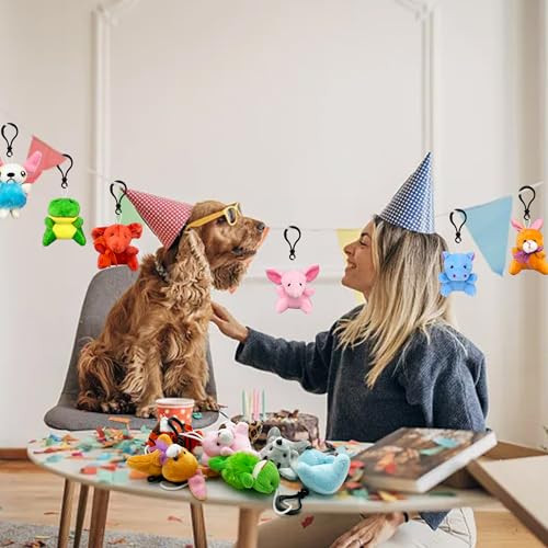 Xipegpa Mini Plush Animals Keychain Set Small Stuffed Animals For Goodie Bags 30 Pcs