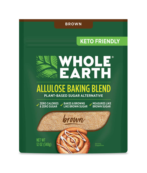 Whole Earth Sweetener Co. Brown Sugar mentAllulose PlantBased Sugar Alternative Allulose Baking Blend 6 Count Brown